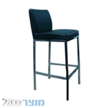 כסא בר מרופד בגב ובמושב