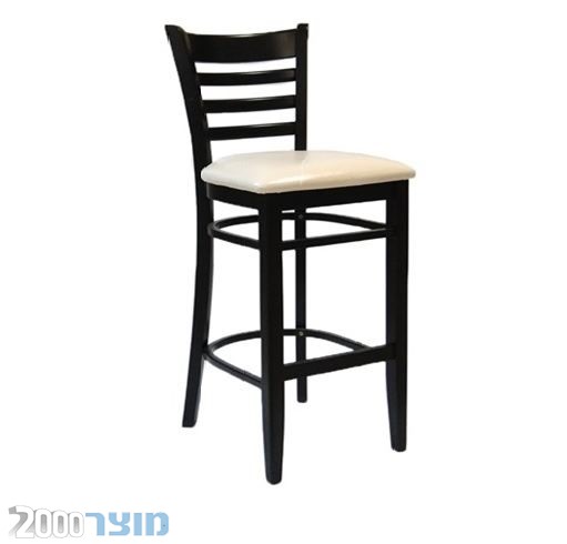 כיסא בר מעץ בוק מלא טבעי